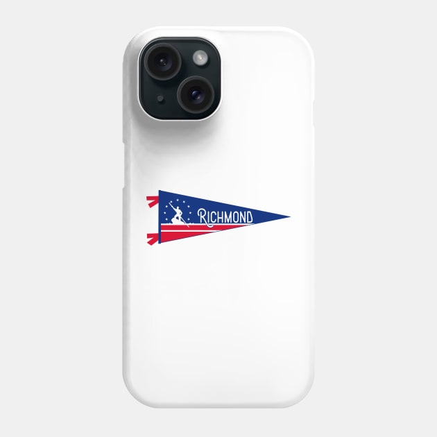 Richmond Flag Pennant Phone Case by zsonn