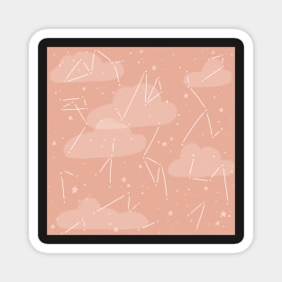 Blush Pink Constellations Magnet