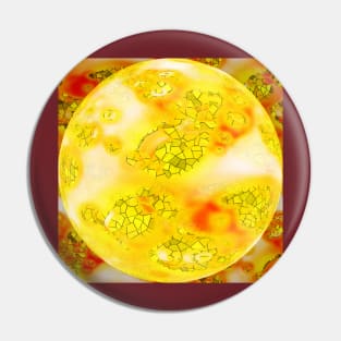 Cheerful yellow polka dots Pin