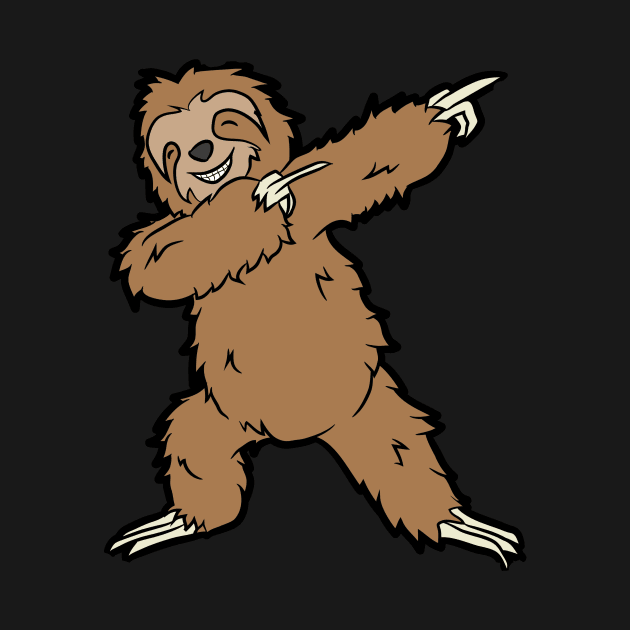 Sloth Dabbing by HBfunshirts