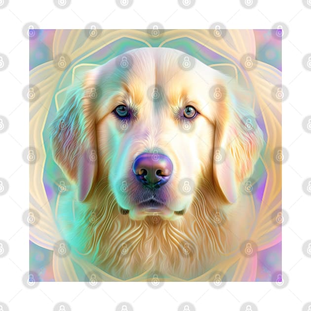 Fractal Design of A Golden Retriever by daniel4510