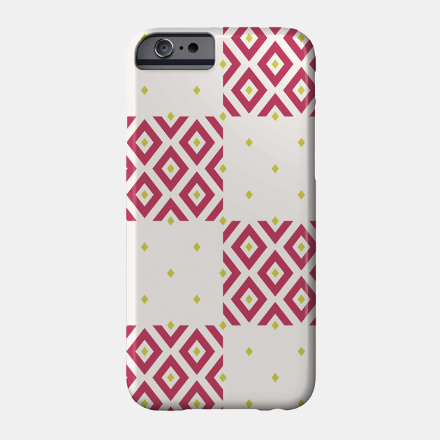 Geometric Minimalistic Diamond Pattern