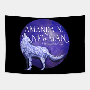 Amanda N. Newman Wolf Logo Shirt Tapestry