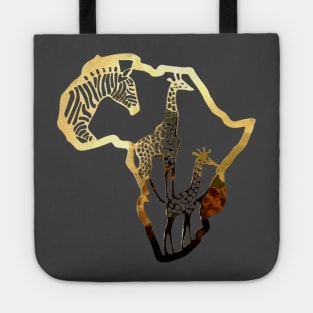 Africa gold Tote