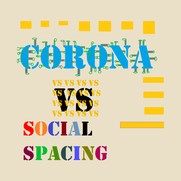 corona vs espacement social by KHIARNAS