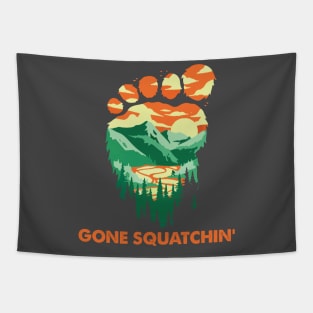 Gone Squatchin' Tapestry