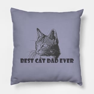 Best Cat Dad Ever Pillow