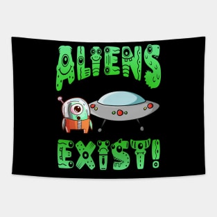 Aliens Exist! Tapestry