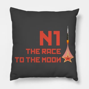 The race to the moon Pillow