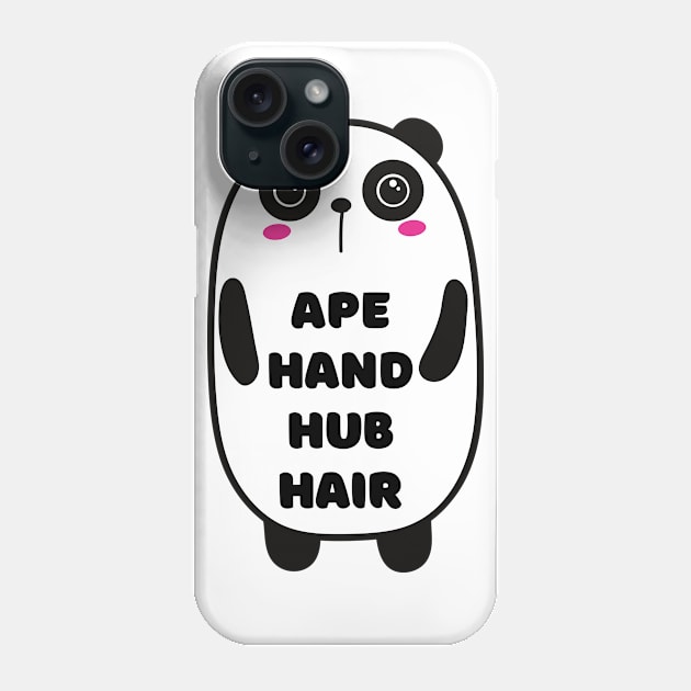 A panda bear Phone Case by Caregiverology