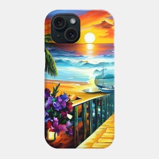 Sunset Beach Seaside Landscape Phone Case