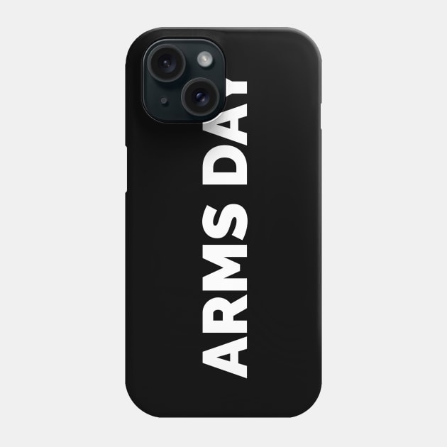 Motivational Workout | Arms Day Phone Case by GymLife.MyLife