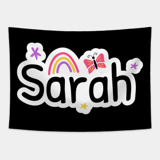 Sarah name cute design Tapestry