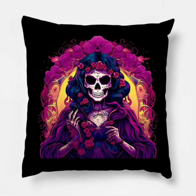 Malvados Muertas Pillow by seantwisted