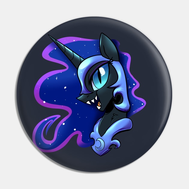 Nightmare Moon Pin by Baja Gryphon