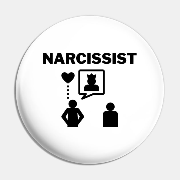 Narcissist Pin by Fanek