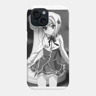 Koneko - High School DxD - black and white Phone Case