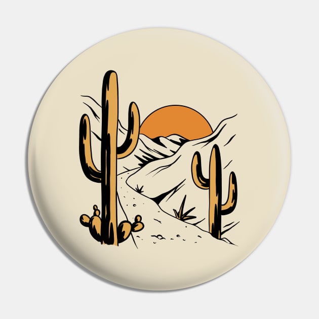 Desert Road Pin by SommersethArt