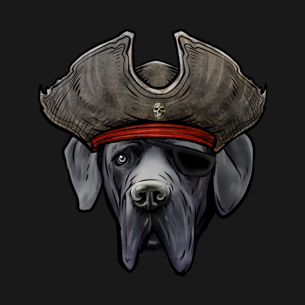 Great Dane Pirate by whyitsme