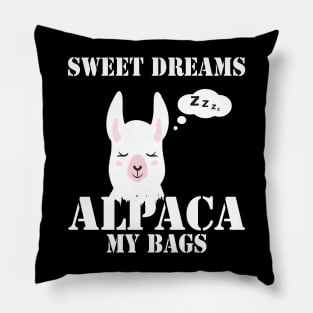 Sweet Dreams Alpaca Llama Pillow