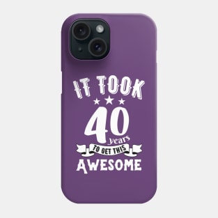 Vintage 1982, it took 40 years to get this awesome Phone Case