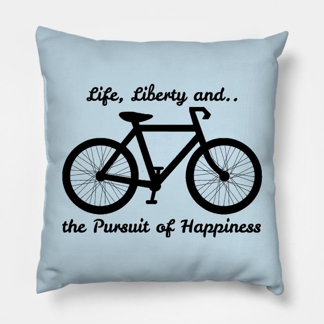 Life, Liberty and the Pursuit of Happiness Pillow by wanungara