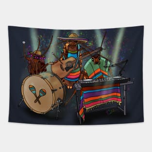 Cucaracha Mariachi Tapestry