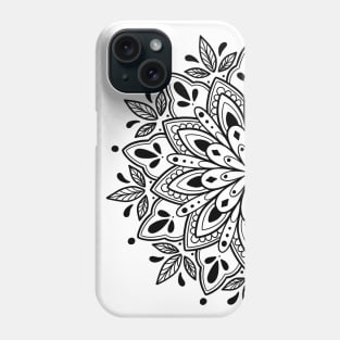 Geometric Mandala Pattern Design by Lorna Laine Phone Case