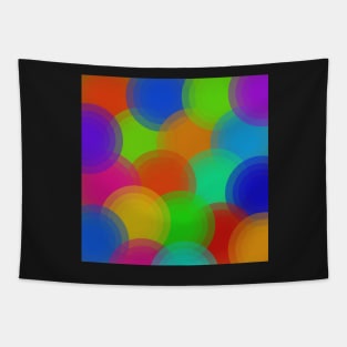 colorful abstract pop art pattern Tapestry