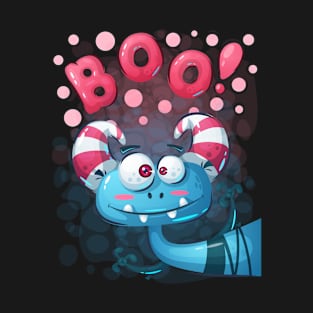 Boo Blue Monster T-Shirt