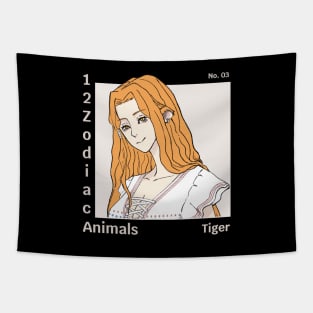 tiger - 12 zodiac animals Tapestry
