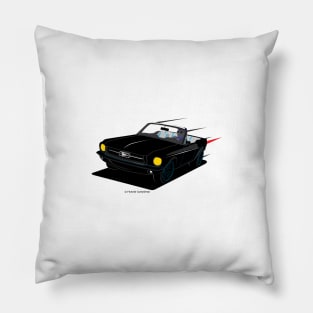 1967 Ford Mustang Convertible Pillow