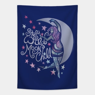 Stay Wild Moon Child Tapestry