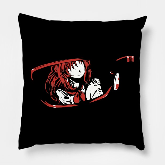 TGILFHG3 TRANSPARENT The Girl I Like Forgot Her Glasses Suki na Ko ga Megane wo Wasureta kawaii cute ai mie kaede aesthetic minimalist anime manga characters otaku weeb vector design Animangapoi 2023 Pillow by Animangapoi