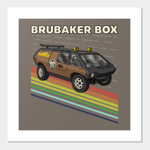 Brubaker Box Baja Style Vehicle Car Poster Und Kunst Teepublic De