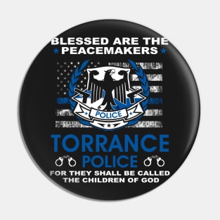 Torrance Police  – Blessed Are The PeaceMakers Pin