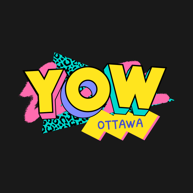 Ottawa, Canada Retro 90s Logo by SLAG_Creative