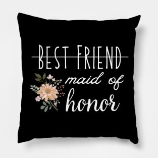 Best friend made of honor, made of honor, wedding shower, engagement gift, bachelorette, bridsmaid, Pillow