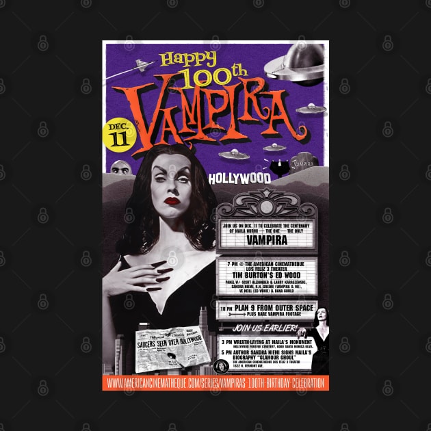 Vampira Turns 100 by UnlovelyFrankenstein