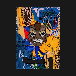Unique MaleMask Digital Collectible with HawaiianEye Color and DarkSkin on TeePublic T-Shirt