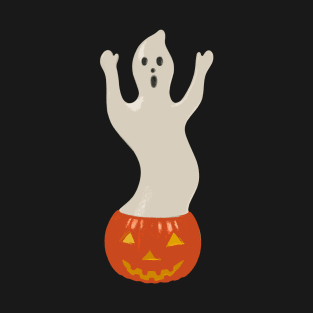 Ghost with Pumpkin Blow Mold T-Shirt