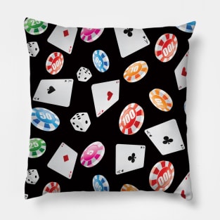 #casino #games #accessories #pattern 2 Pillow