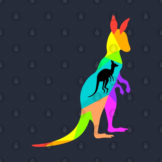 Colorful kangaroo by MariRiUA