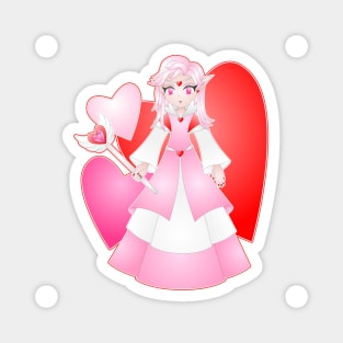 Heart Princess Magnet