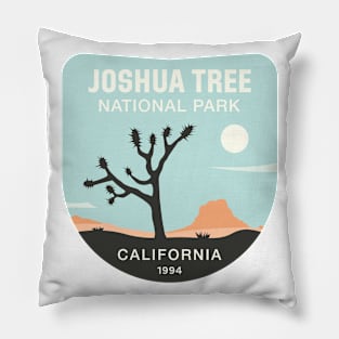 Joshua Tree National Park Badge Pillow