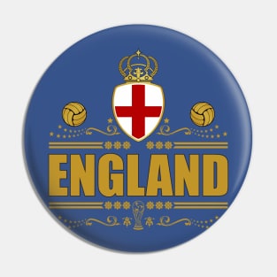 ENGLAND GOLD LINEART Pin