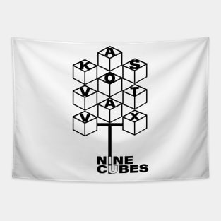 Nine Cubes Tapestry