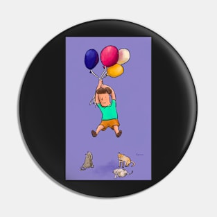 Balloon Boy Pin