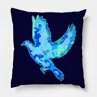 Earth Dove Silhouette Pillow