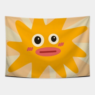 Sunny Fun Cartoon Tapestry